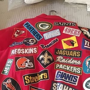 NFL champion. Kansas jacket